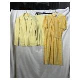 80S IFI DRESS SIZE 12, HANDMADE POLYESTER SUIT