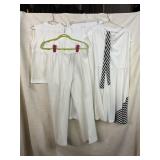 VTG 70S/80S WHITE POLYESTER CLOTHES, NEED