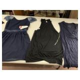 INC INTERNATIONAL CONCEPTS NAVY BLUE TOP/DRESS, 6