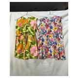 60S FLORAL TUNICS EST SIZE S/M, NEED CLEANED