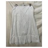 EDWARDIAN COTTON PETTICOAT WITH EMBROIDERY