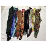ASSORTMENT OF SCARVES, SOME VINTAGE