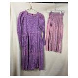 VTG LAURA ASHLEY DRESS SIZE 14 & SKIRT SIZE M