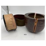 WOODEN HAT BLOCKS, HAT STRETCHER MECHANISM.