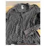 CALVIN KLEIN STRIPED SHIRT, JOHN ASHFORD POLO,