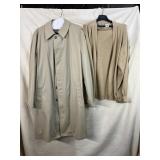 VTG BOTANY 500 LINED TRENCH COAT , LL BEAN