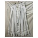 VICTORIAN PETTICOAT WITH MONOGRAM
