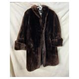 MID CENTURY MUTTON FUR COAT EST SIZE M