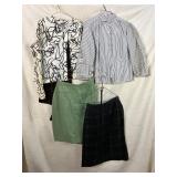 VTG 50S/60S SKIRTS & TOPS, SOME CLEANING NEEDS