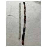 Y2K ED HARDY BELT SIZE M, TOOLED LEATHER BELT