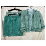 MODA DONATELLA SKIRT SUIT WITH TOP AND EXTRA