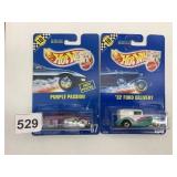HOT WHEELS DIE-CAST CARS NIP, PURPLE PASSION &