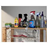 ASSORTED AUTO CARE CLEANING SUPPLIES, WINDEX,