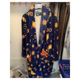 HAMMACHER SCHLEMMER BATHROBE, 100% COTTON, COSMIC