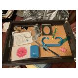 ASSORTED HOUSEHOLD ITEMS, OTTLITE DEVICE,