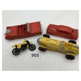VTG AUBURN MADE IN USA TOY VEHICLES, RACE CAR,