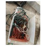ASSORTED EXTENSION CORDS, POWER STRIPS, PLASTIC