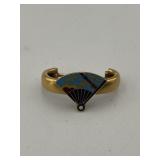 JAPANESE FAN PIN BACK TESTS AT 14K BUT COULD BE
