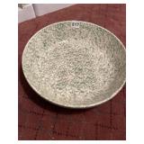 LONGCHAMP POTTERY SERVING BOWL, SPECKLED GREEN