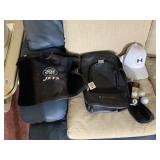 NEW YORK JETS GOLF TOWEL, FOOTJOY SHOE BAG, GOLF