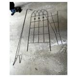 METAL GARDEN TRELLISES W/ ARCHED TOPS, SHEPHERD