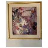 FRAMED OIL PAINTING, VIBRANT STILL LIFE, FRUIT &