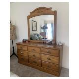 CAROLINA FURNITURE WORKS, INC. DRESSER W/ MIRROR,