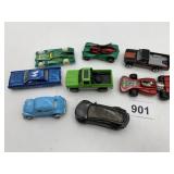 ASSORTED DIE-CAST TOY CARS, INCL HOT WHEELS,