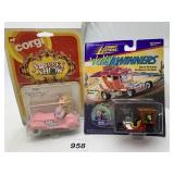 CORGI MUPPET SHOW MISS PIGGY CAR NIP, JOHNNY