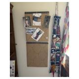 FABRIC HANGING ORGANIZER W/ ASSORTED CRAFT