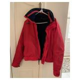 COLUMBIA BUGABOO JACKET, RED & NAVY, MEN