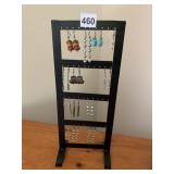 ASSORTED DANGLE EARRINGS, BEADED, TASSEL, METAL &
