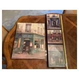 CHI TAK NAK PARISIAN STREET SCENE CANVAS ART