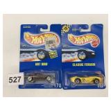 HOT WHEELS DIE-CAST CARS NIP, HOT BIRD & CLASSIC
