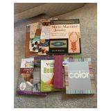 JEWELRY MAKING CRAFT BOOKS LOT, BEADING,