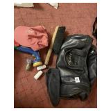 FOOTJOY BLACK DUFFEL BAG, BASEBALL CAP W/ ANCHOR,