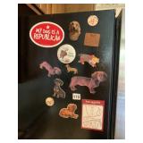 ASSORTED DACHSHUND DOG THEMED MAGNETS W/