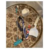 BLACK & DECKER SPACE HEATER, STRIPED UMBRELLAS,