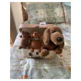TY BEANIE BABIES, RUSS BERRIE PLUSH DACHSHUND,