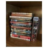 ASSORTED MOVIE AND TV SHOW DVDS, CLINT EASTWOOD