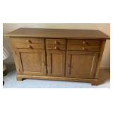 STANLEY FURNITURE BUFFET CABINET, SIX DRAWERS,