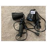 BLACK CLIP-ON SPOTLIGHTS, ADJUSTABLE HEADS, POWER