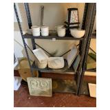 MIXED HOUSEHOLD KITCHENWARE, TABLEWARE, DECOR,