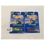 VINTAGE HOT WHEELS DIE-CAST CARS, PONTIAC FIERO