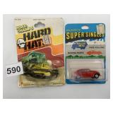 ROAD CHAMPS - HARD HATS DIE-CAST VEHICLE, NIP;
