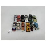 ASSORTED SLOT CARS, TYCO, AURORA, G PLUS, TRACK