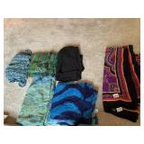 BOB MACKIE 100% SILK SCARF, ASSORTED TEXTILE