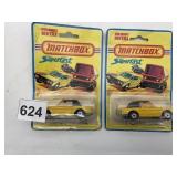 MATCHBOX SUPERFAST DIE-CAST CARS, (2) NIB, NO