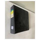 K&M 3-RING BINDER W/ ASSORTED FOOTBALL AND HOCKEY