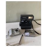 POLAROID ONESTEP INSTANT CAMERA, NIKON COOLPIX